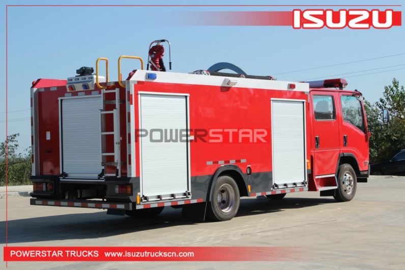 Industrial fire fighting truck ISUZU Fire Fighting Tanker