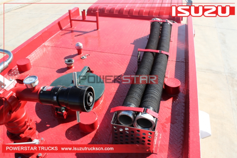Industrial fire fighting truck ISUZU Fire Fighting Tanker