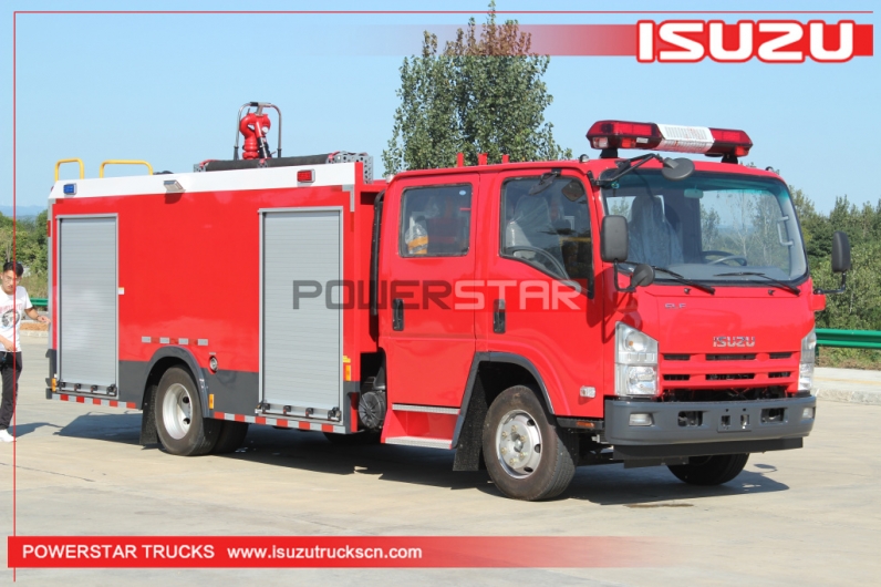 Industrial fire fighting truck ISUZU Fire Fighting Tanker