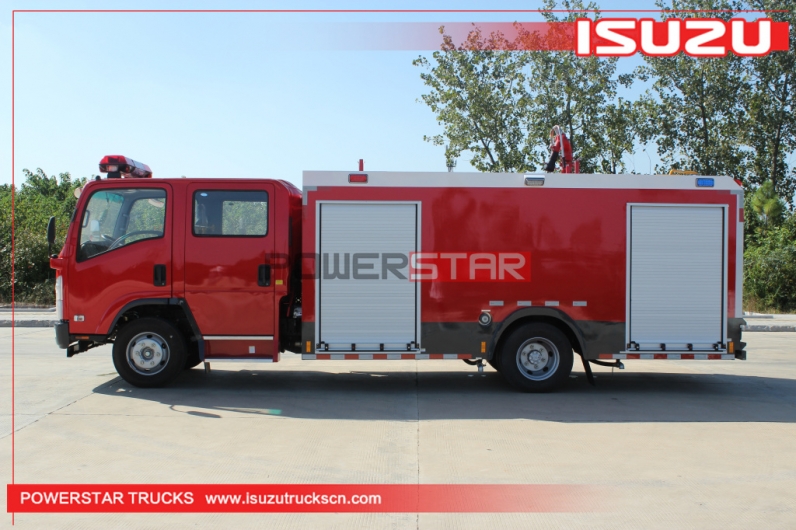 Industrial fire fighting truck ISUZU Fire Fighting Tanker