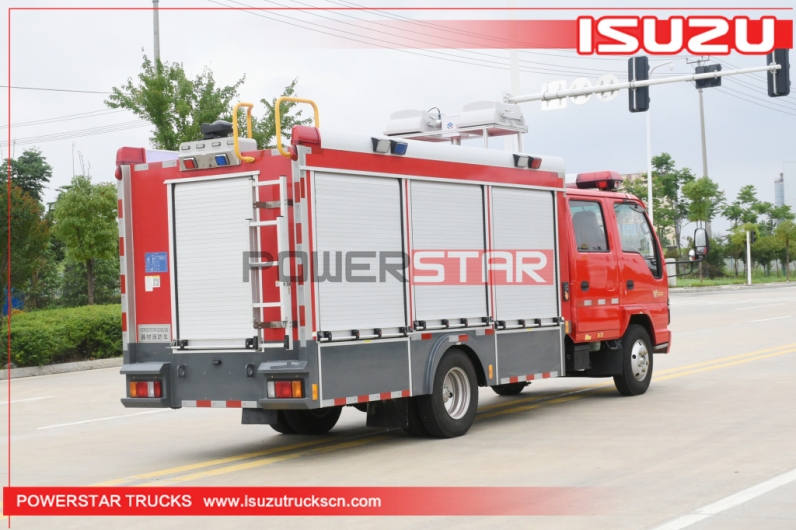 Fire engine fighting truck ISUZU Fire protection trucks