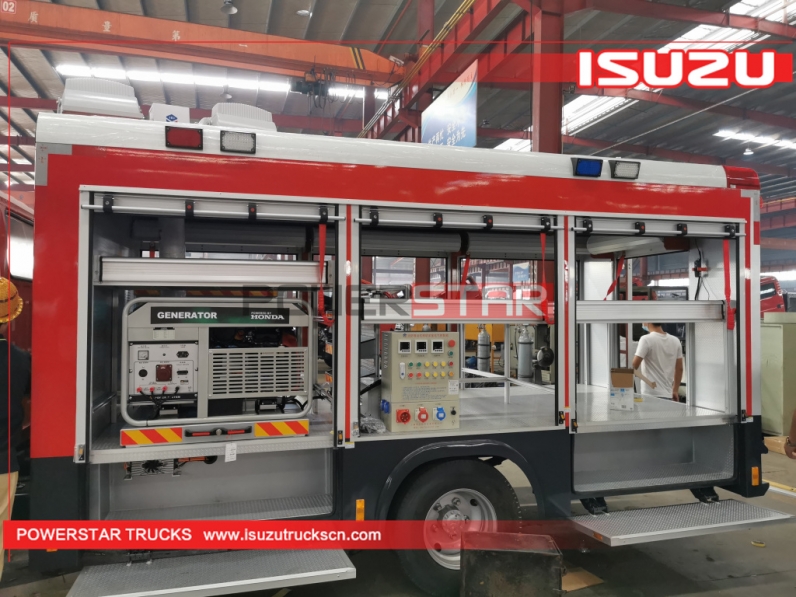 Fire engine fighting truck ISUZU Fire protection trucks