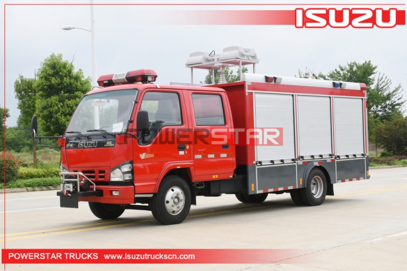 Fire engine fighting truck ISUZU Fire protection trucks