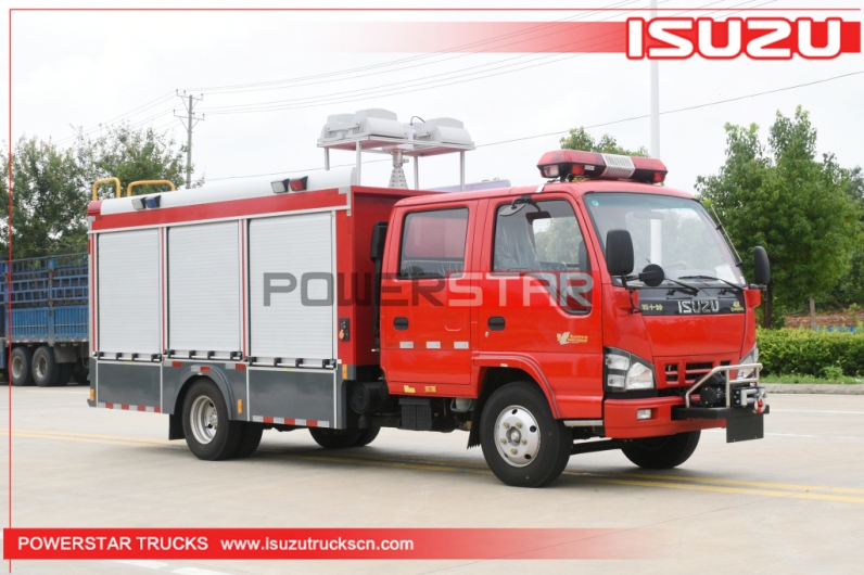 Fire engine fighting truck ISUZU Fire protection trucks