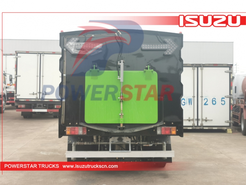 Broom street sweeper ISUZU ELF Vacuum sweeper Vehicle