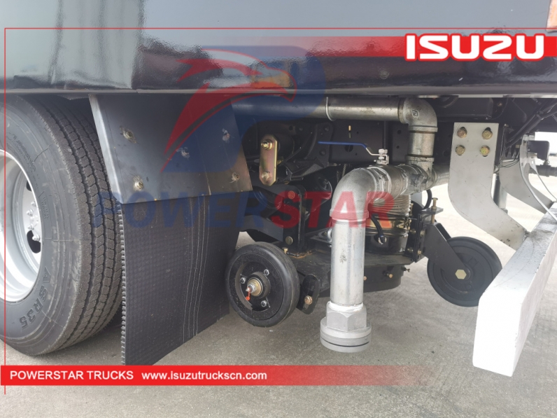 Broom street sweeper ISUZU ELF Vacuum sweeper Vehicle