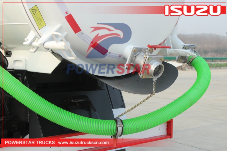 ISUZU FTR septic truck 14cbm fecal vacuum sewage tank pump suction clean truck