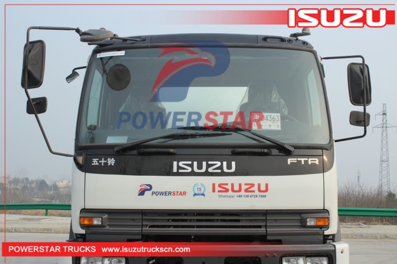 ISUZU FTR septic truck 14cbm fecal vacuum sewage tank pump suction clean truck