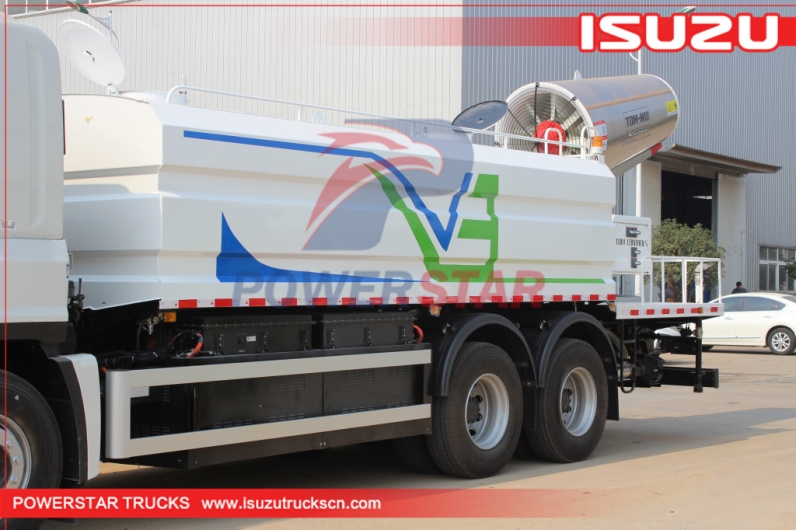 ISUZU GIGA Green Water Truck With Dust Suppression Sprayerr