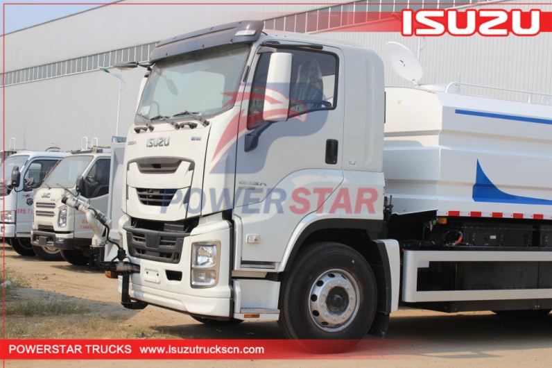ISUZU GIGA Green Water Truck With Dust Suppression Sprayerr