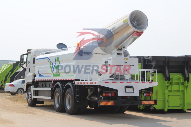 ISUZU GIGA Green Water Truck With Dust Suppression Sprayerr
