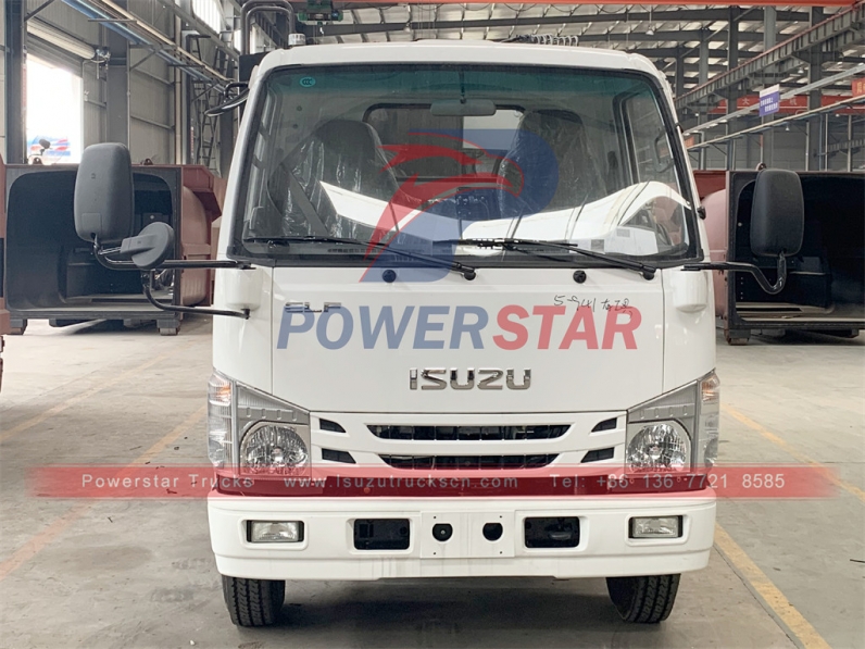 New ISUZU 4x2 japan bins garbage compactor trucks sanitation truck