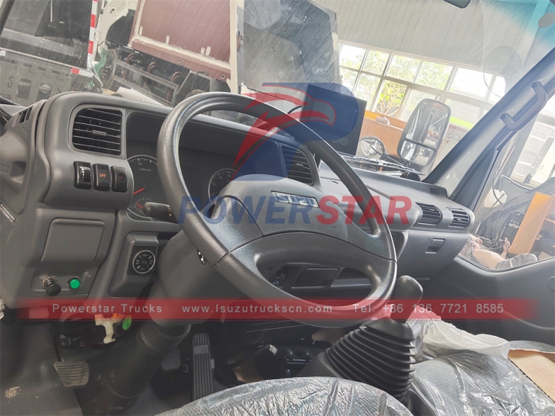 New ISUZU 4x2 japan bins garbage compactor trucks sanitation truck