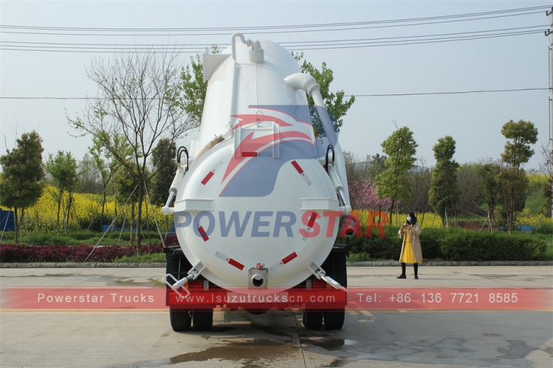 ISUZU 700P vacuum tank truck septic tank truck gully emptier on sale