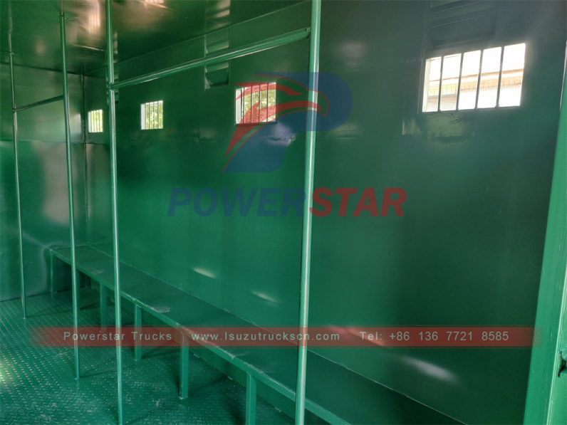 Isuzu Prisoner Transport Vehicles export to Senegal for safety