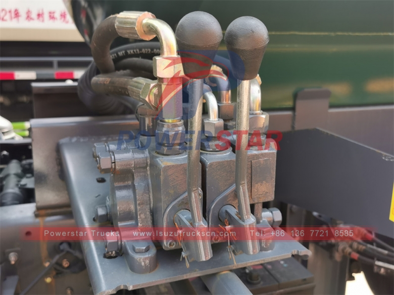 ISUZU FTR cesspit emptier 10cbm vacuum sewage tank truck export to Sierra Leone