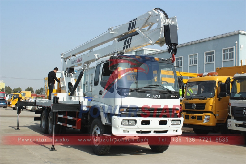 ISUZU 22m aerial work plaftform bucket truck at best price
