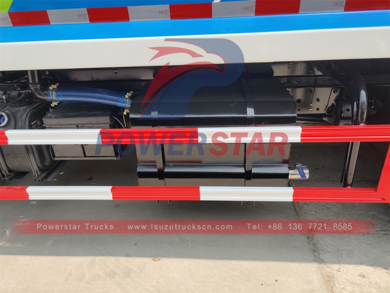 Refuse compressed collection garbage truck Isuzu 6cbm garbage compactor truck