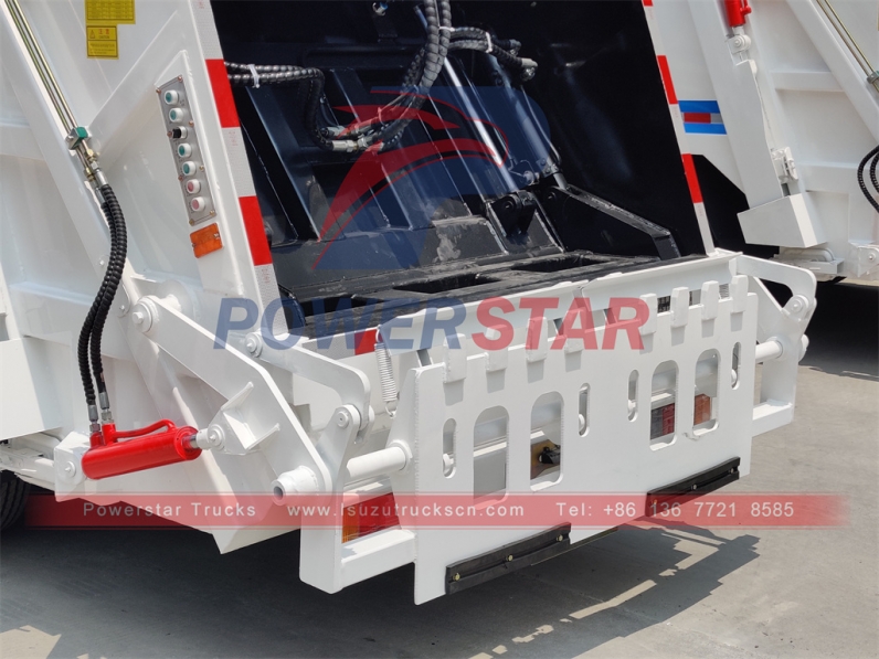 Refuse compressed collection garbage truck Isuzu 6cbm garbage compactor truck