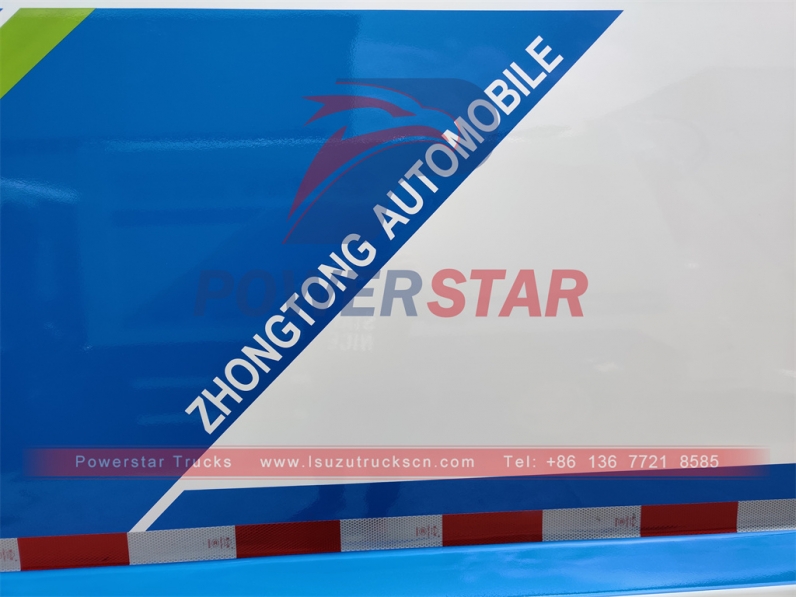 Refuse compressed collection garbage truck Isuzu 6cbm garbage compactor truck