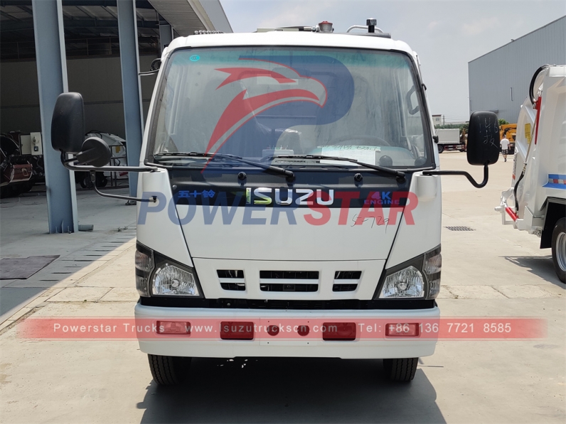 Refuse compressed collection garbage truck Isuzu 6cbm garbage compactor truck