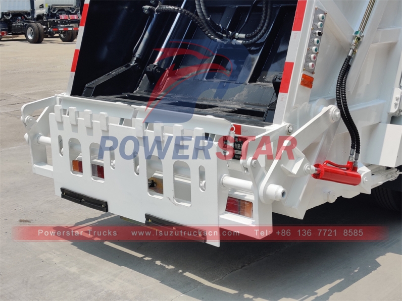 Refuse compressed collection garbage truck Isuzu 6cbm garbage compactor truck