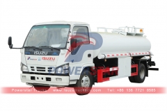 ISUZU NKR 6000 liters potable water tank truck at best price