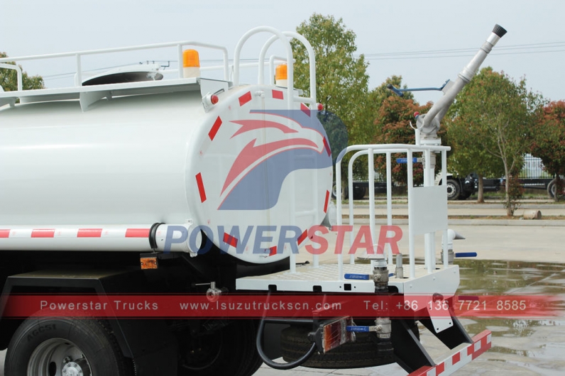 ISUZU NKR 6000 liters potable water tank truck at best price