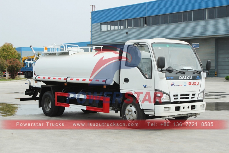 ISUZU NKR 6000 liters potable water tank truck at best price