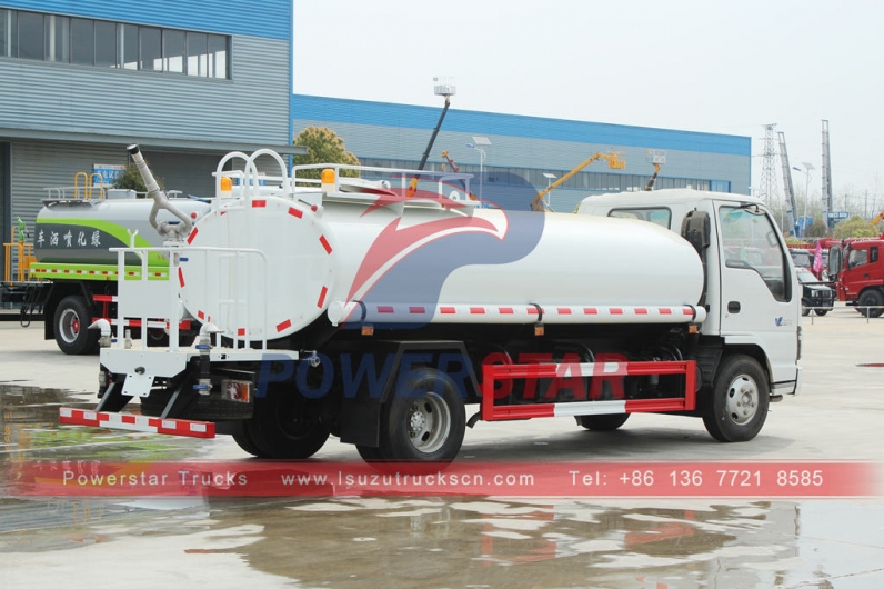 ISUZU NKR 6000 liters potable water tank truck at best price