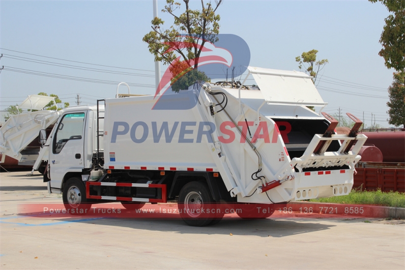 New ISUZU 4x2 NQR / NKR 4tons garbage compactor trucks export Philippines