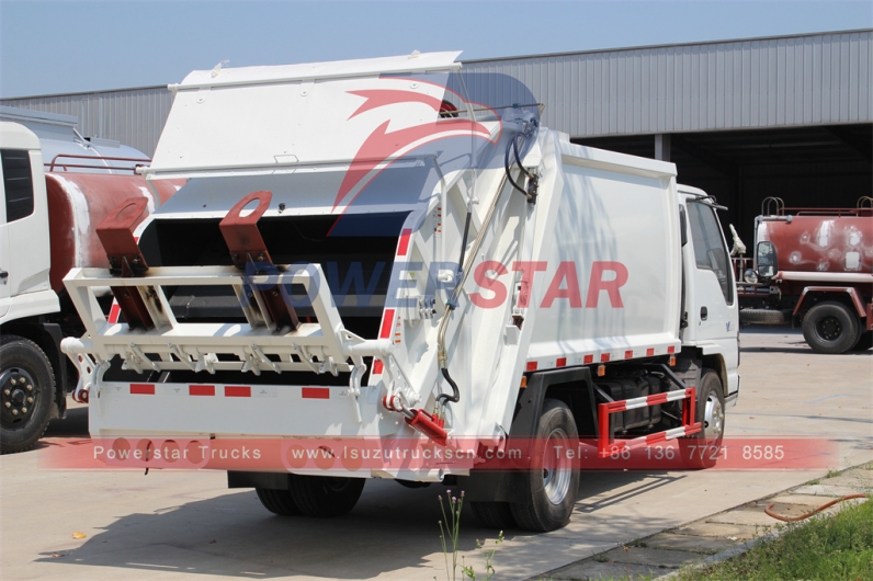 New ISUZU 4x2 NQR / NKR 4tons garbage compactor trucks export Philippines