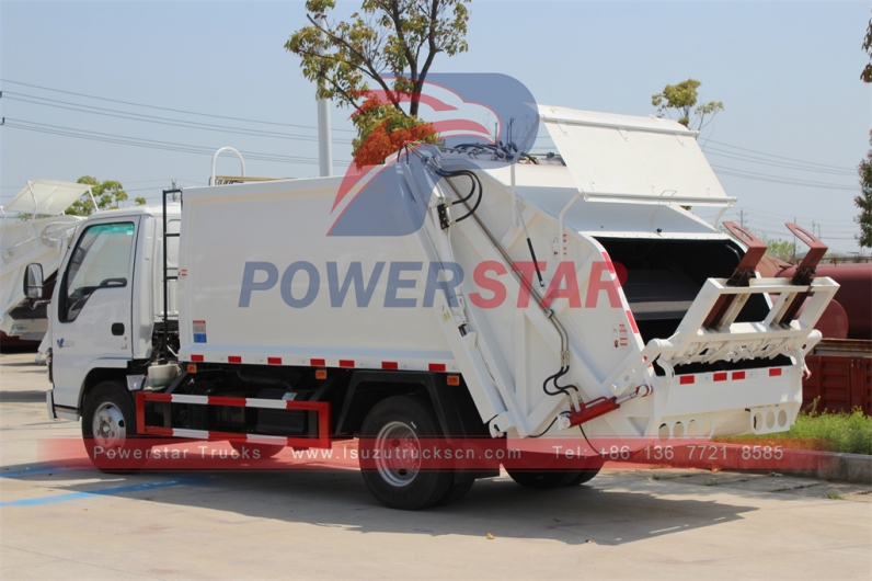 New ISUZU 4x2 NQR / NKR 4tons garbage compactor trucks export Philippines