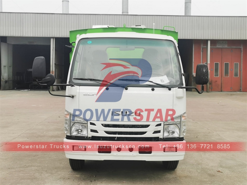 ISUZU ELF 100P 5CBM street sweeper truck for sale