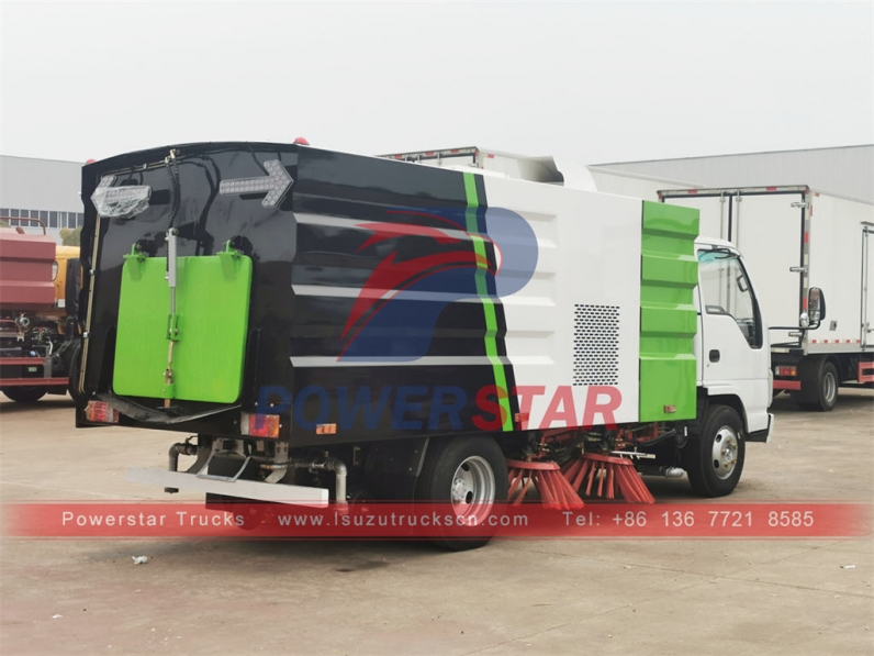 ISUZU ELF 100P 5CBM street sweeper truck for sale
