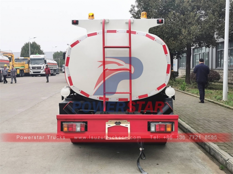 ISUZU NKR 6000 liters refueling truck fuel tank truck for sale