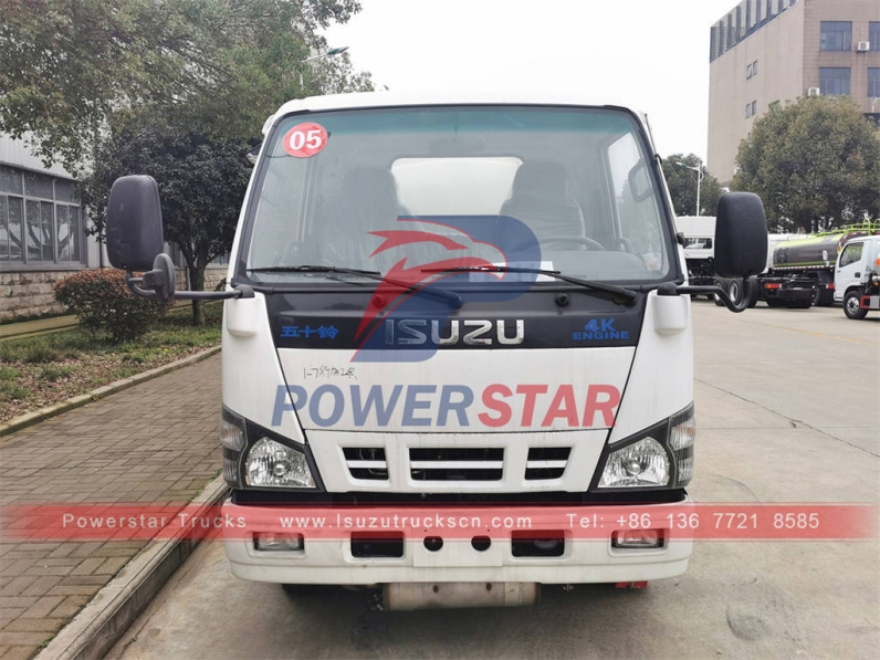 ISUZU NKR 6000 liters refueling truck fuel tank truck for sale