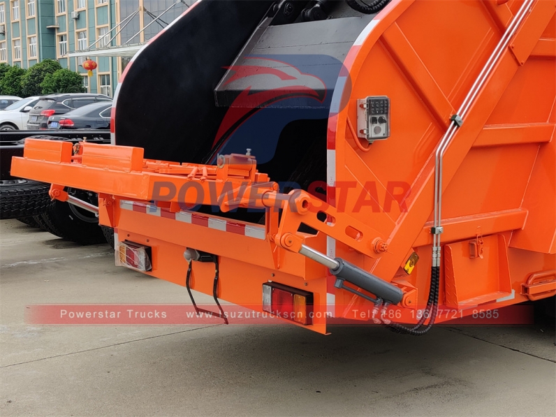 New ISUZU 4x2 LHD 12CBM garbage compactor trucks for sale