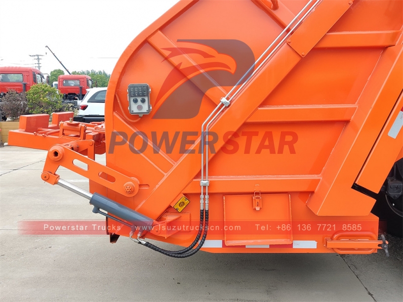 New ISUZU 4x2 LHD 12CBM garbage compactor trucks for sale