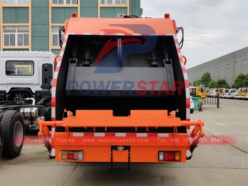 New ISUZU 4x2 LHD 12CBM garbage compactor trucks for sale