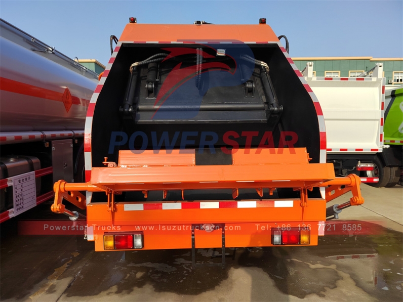 New ISUZU 4x2 LHD 12CBM garbage compactor trucks for sale
