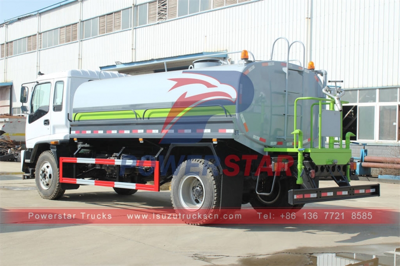 ISUZU FTR/FVR water spray truck water truck supplier