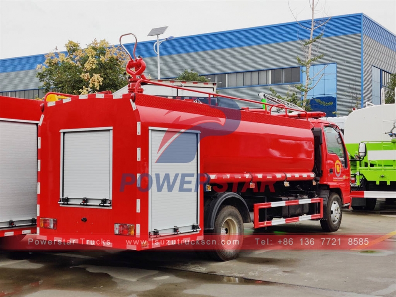 ISUZU 600P fire water tank truck in Philippines