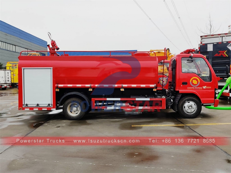 ISUZU 600P fire water tank truck in Philippines