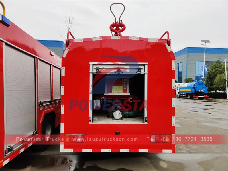 ISUZU 600P fire water tank truck in Philippines