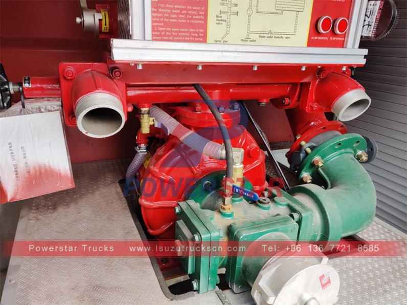 ISUZU 600P fire water tank truck in Philippines