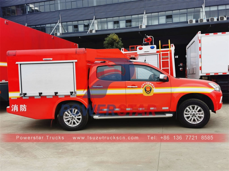ISUZU pickup water fire truck at best price