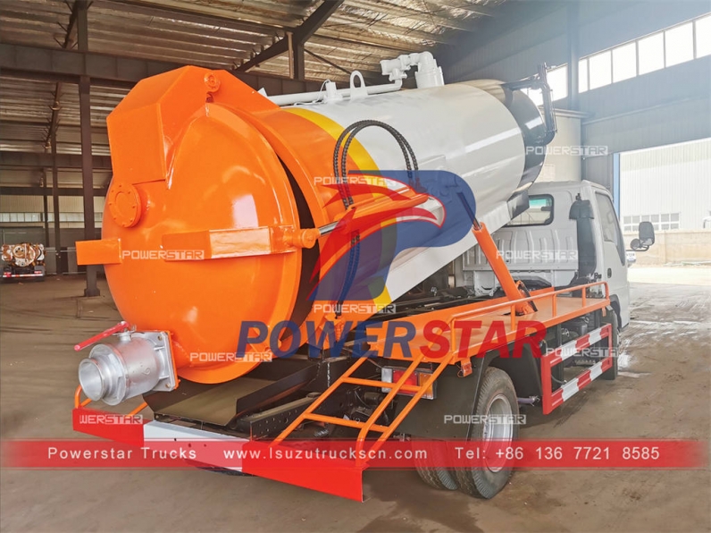 Japanese ISUZU NKR sewer vacuum truck at best price