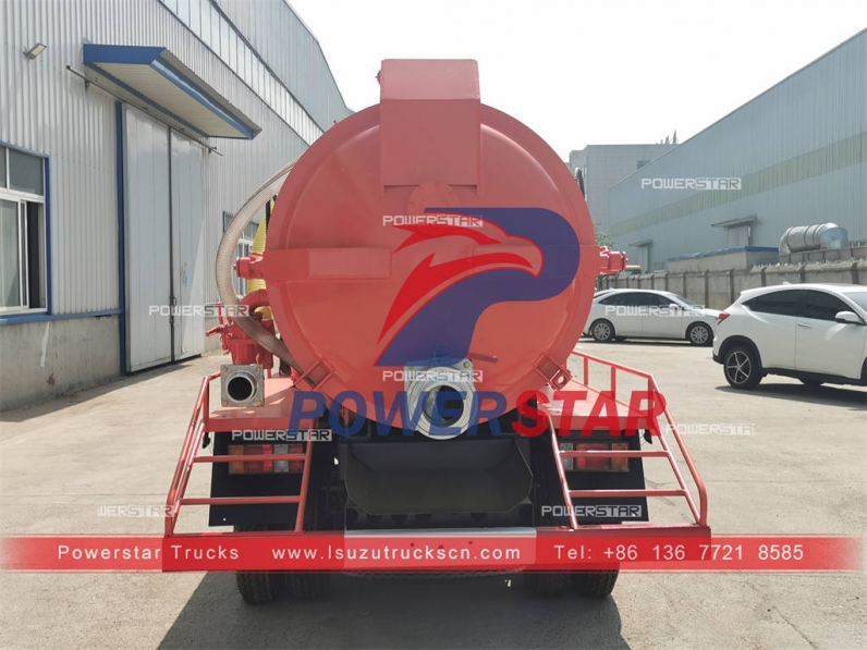 Japanese ISUZU NKR sewer vacuum truck at best price