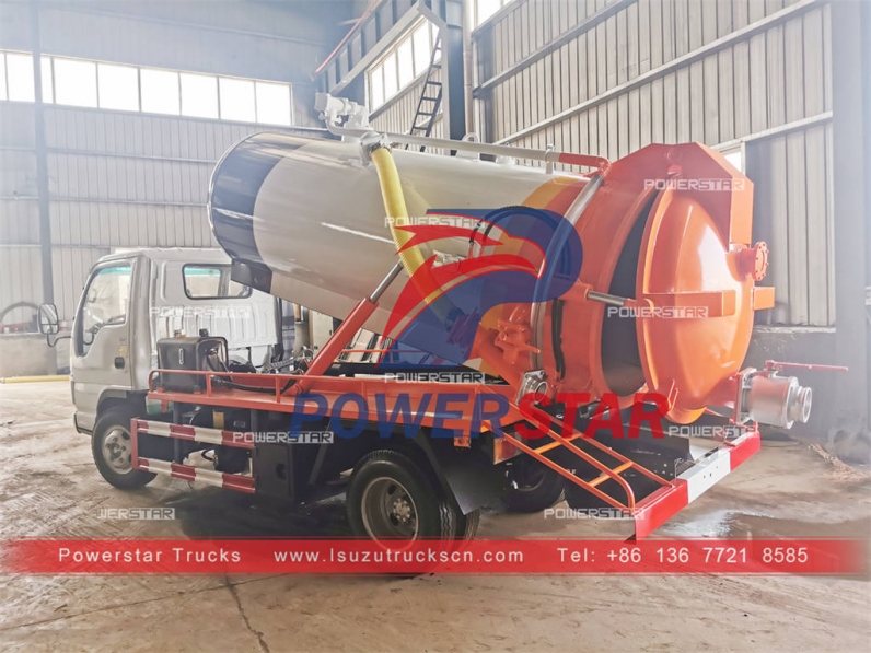 Japanese ISUZU NKR sewer vacuum truck at best price